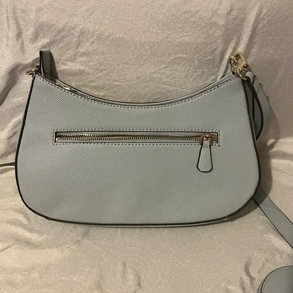 GUESS Light Blue Shoulder Bag with Coin Pouch New Without Tags - Picture 3 of 10